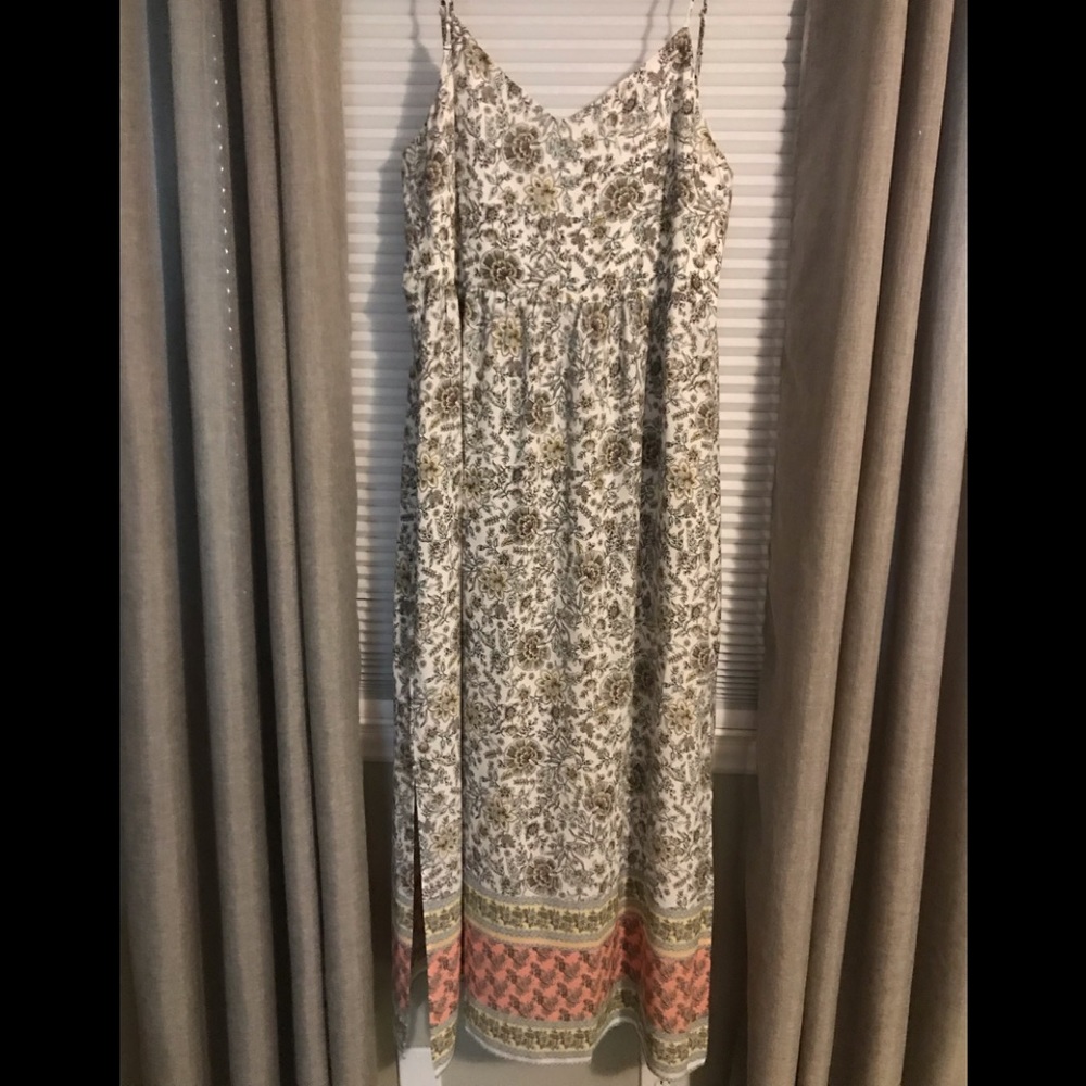 LOFT Floral Summer Maxi Dress 16